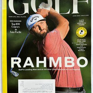 Golf Magazine June 2023 Jon Rahm "Rahmbo" With Label